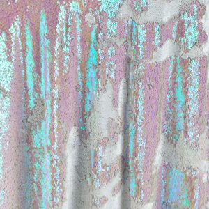 Luster Mermaid Pink Sequin Table Linen for Events