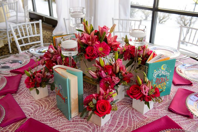 Magenta Linen Tablecloth rentals from Fabulous Events.