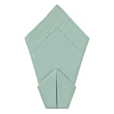 Bay Hemstitch Dinner Napkin Rentals from Fabulous Events