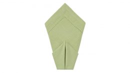Meadow Hemstitch Dinner Napkin Rental from Fabulous Events