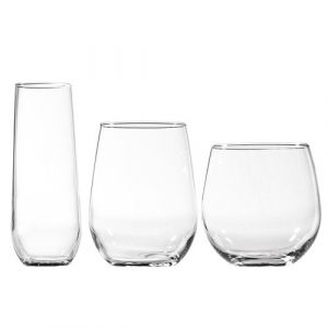 Stemless Glassware Rental from Fabulous Events in Michigan, Ohio and Florida