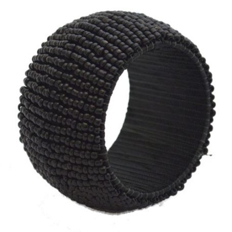 Rent Black Beaded Napkin Rings from Fabulous Events. Nationwide Shipping.