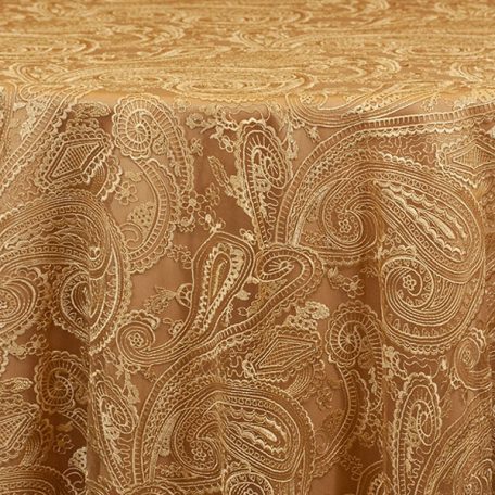 Rent Paisley Lace Sheer embroidered overlays from Fabulous Events for Weddings, Showers and Special Events.