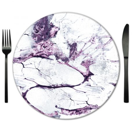 Glass Placemat rental for Weddings and Special Events from Fabulous Events.
