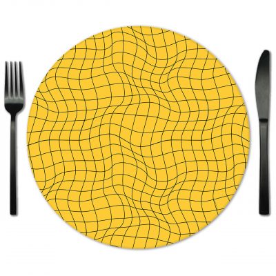 Gas Placemat rental for weddings and events. Rent from Fabulous Events.