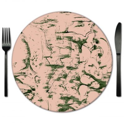 Glass Placemat Rental from Fabulous Events. Rent for Special events and Galas.