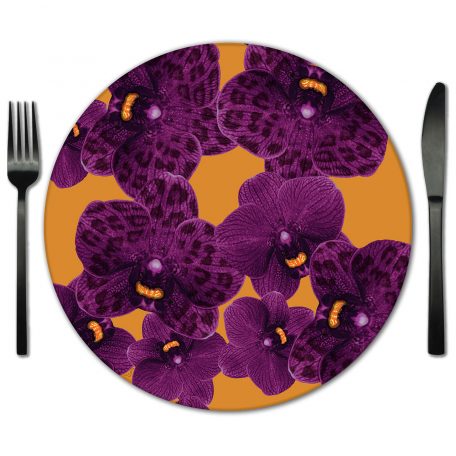 Rent Floral print glass placemats for Special Events.