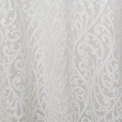 White Andora Sequins Overlay for Weddings and Showers