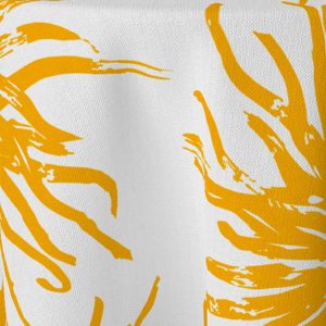 Goldenrod Wildflower Table Linen and Napkins for Rent