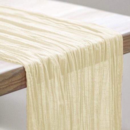 Ivory Sahara Table Drape