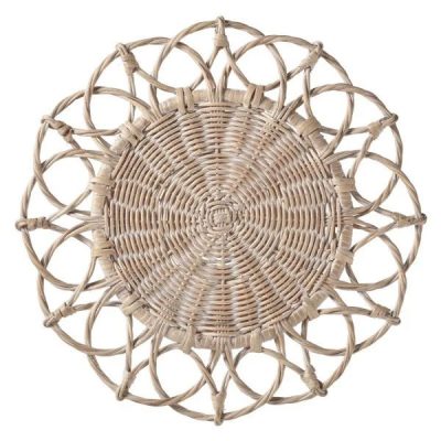 Whitewash Wicker Placemat Rental