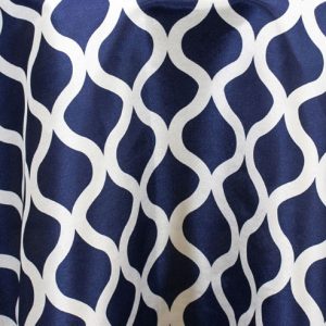 Navy Wisk Table Linen Rental