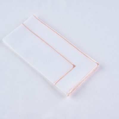 Blush Pink Monarch Dinner Napkin Rental