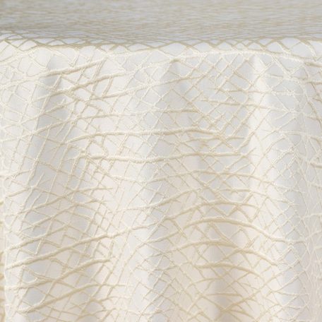 Rent our Ivory Bamboo table linen and runner for your wedding or special event.