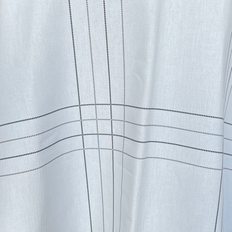 Charcoal Skinny Plaid Table Linen for rental