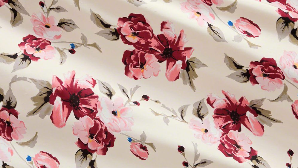 Abigail Floral Shantung