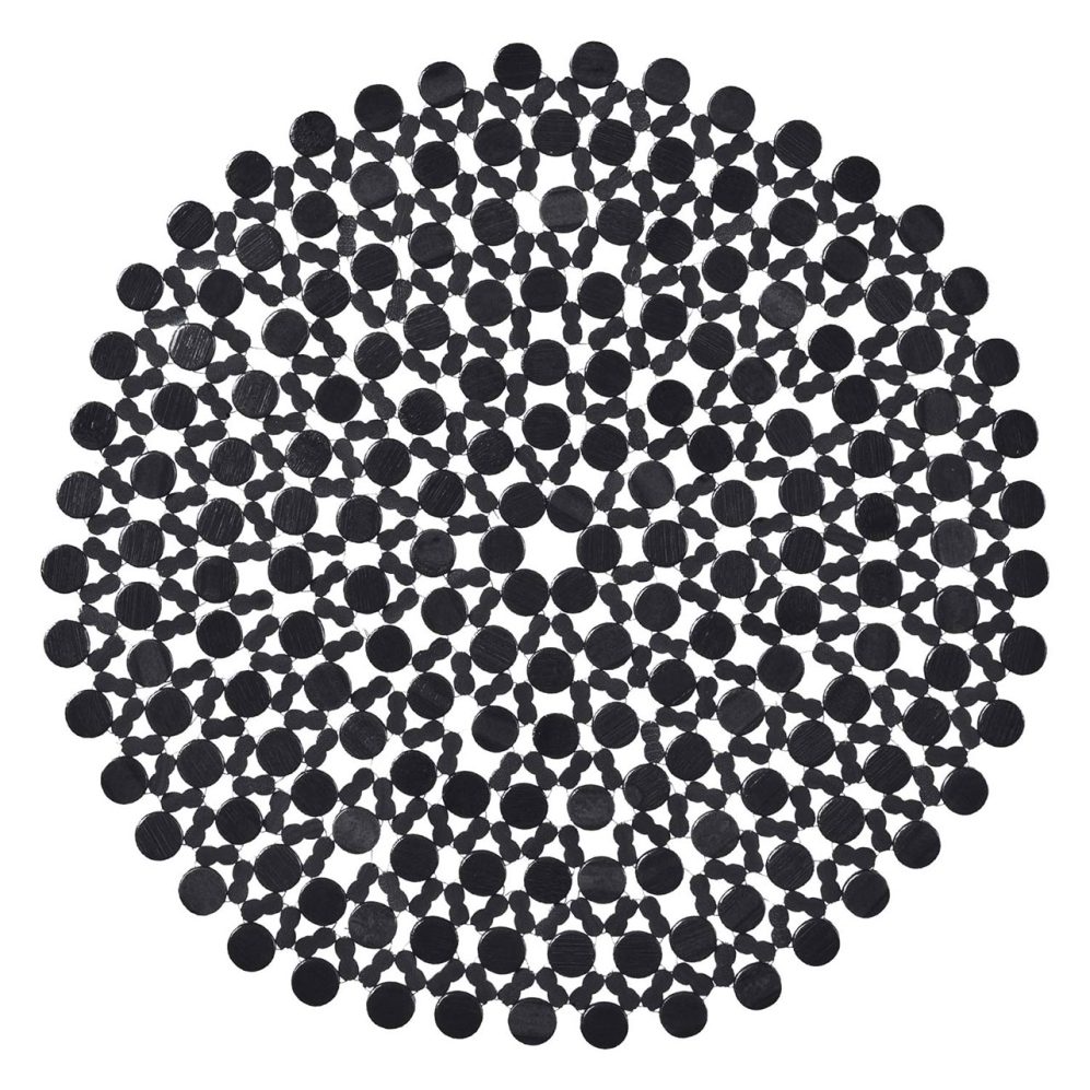 Black Beaded Placemat
