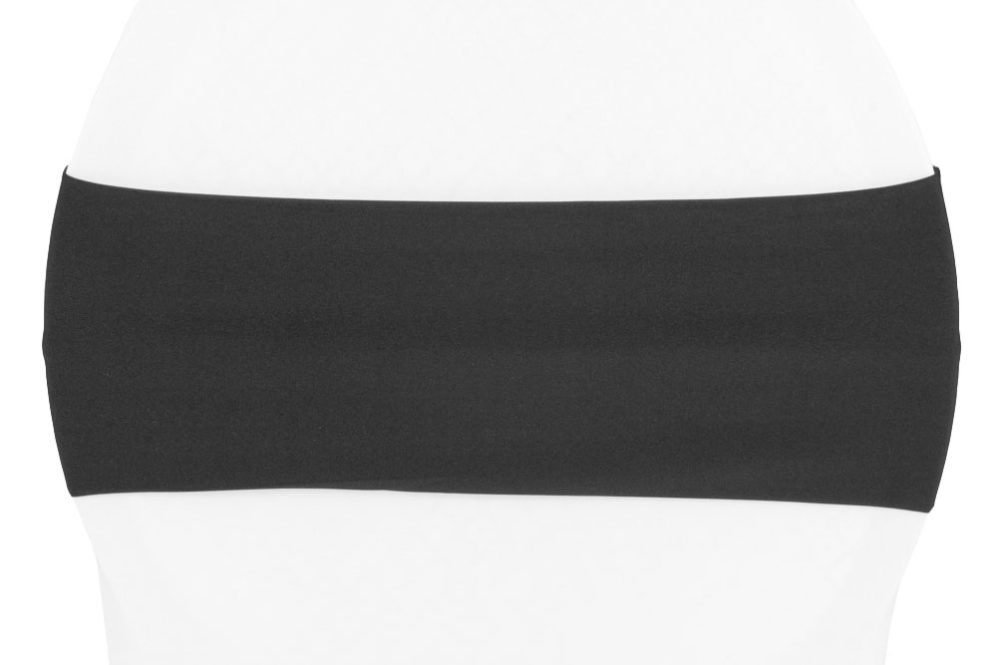 Black Spandex Chair Band