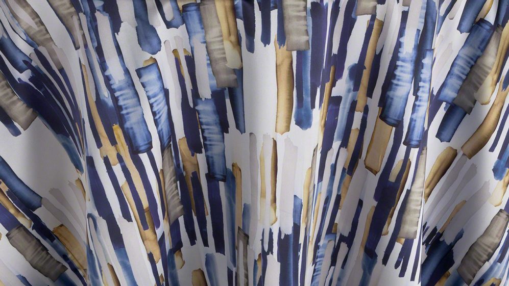 Blue Brushstroke