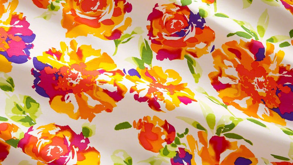 Blumen Shantung