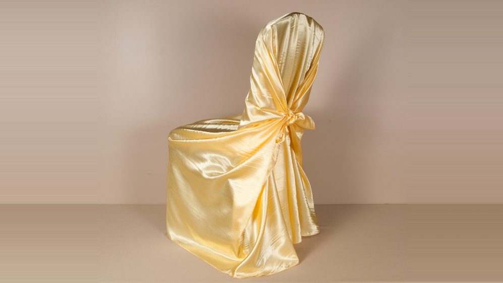 Canary Satin Pillowcase Chair Cover