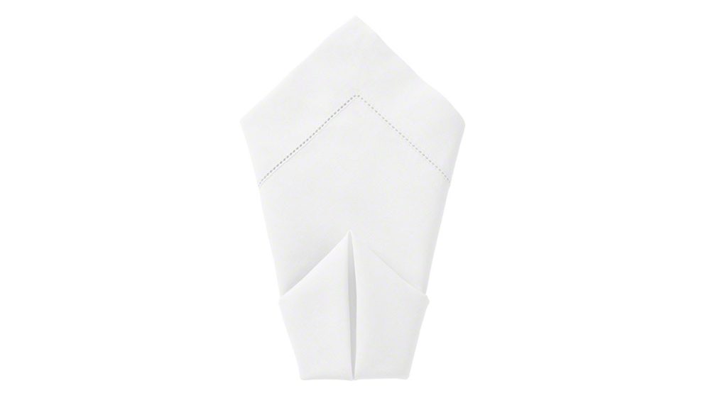 White Classic Hemstitch