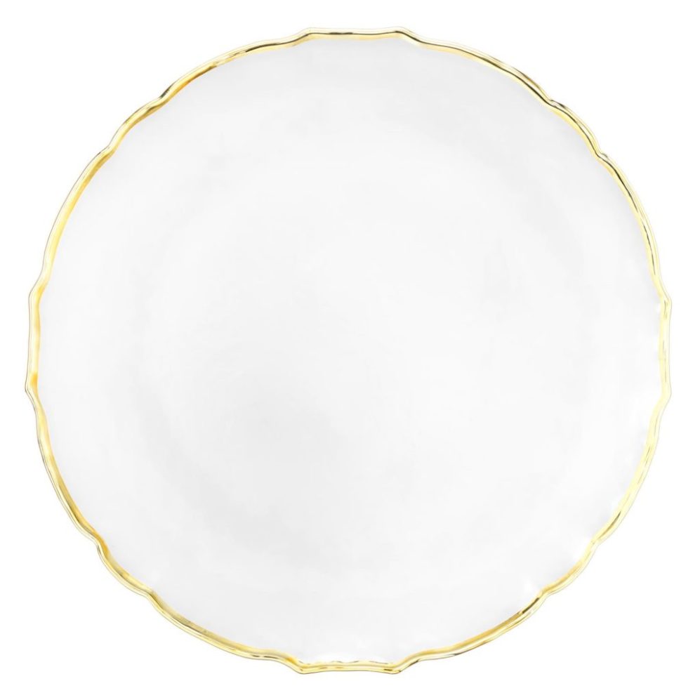 Gold Royal Glass Charger