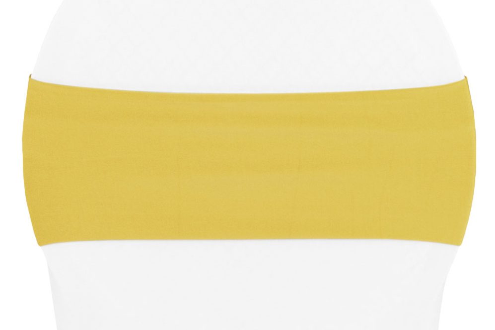 Gold Spandex Chair Band