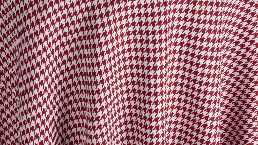 Red Houndstooth