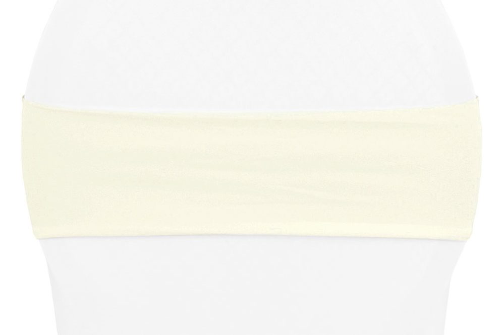 Ivory Spandex Chair Band