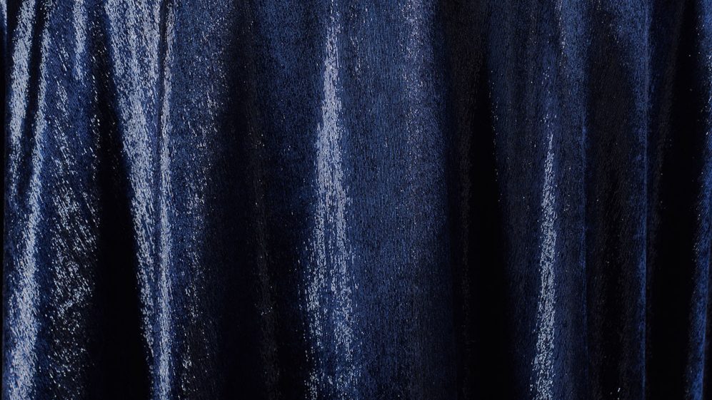 Navy Liquid Velvet
