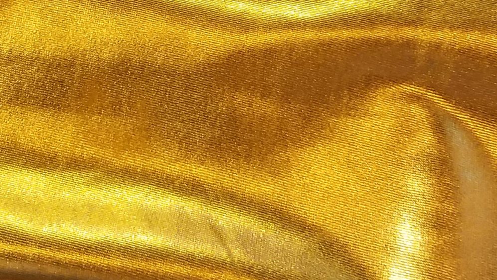Gold Metallic Spandex Chair Band