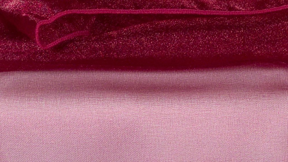 Burgundy Organza