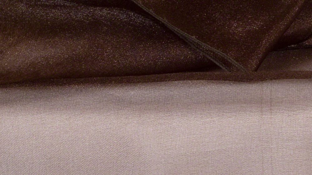 Chocolate Organza