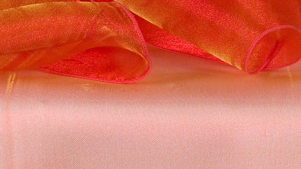 Orange/Yellow Two Tone Organza