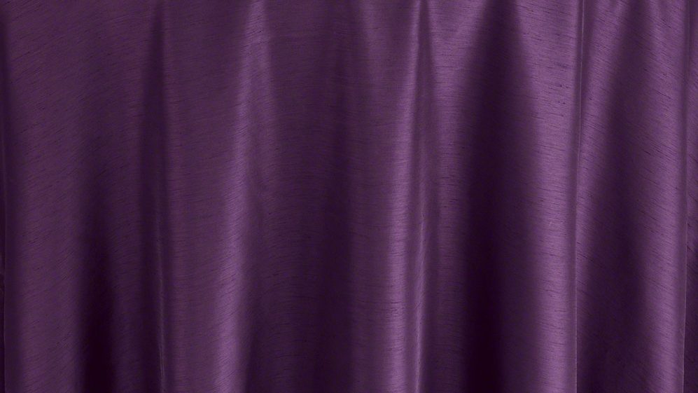 Aubergine Shantung