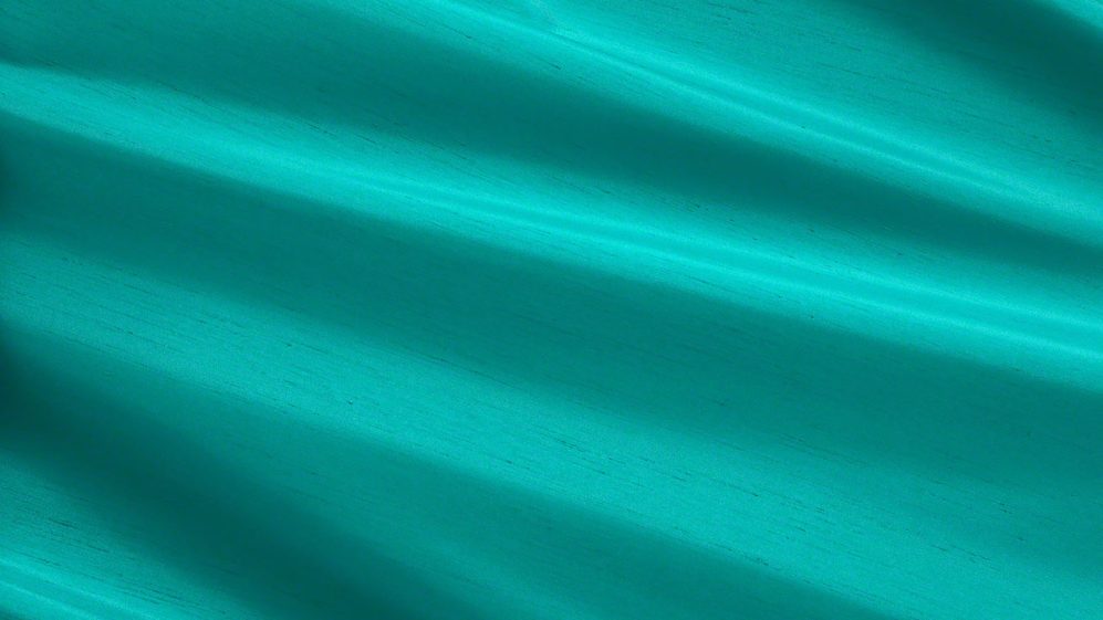 Teal Shantung