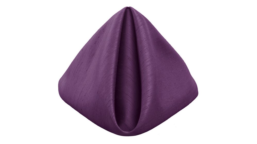 Aubergine Shantung - Image 2