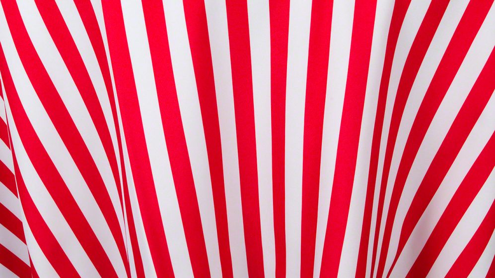 Red w/White Stripe