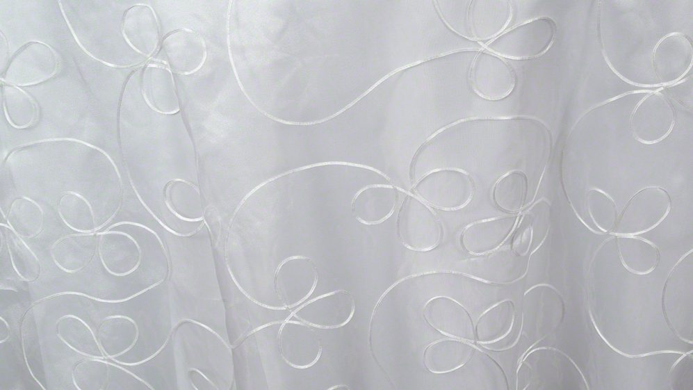 White Priscilla Sheer