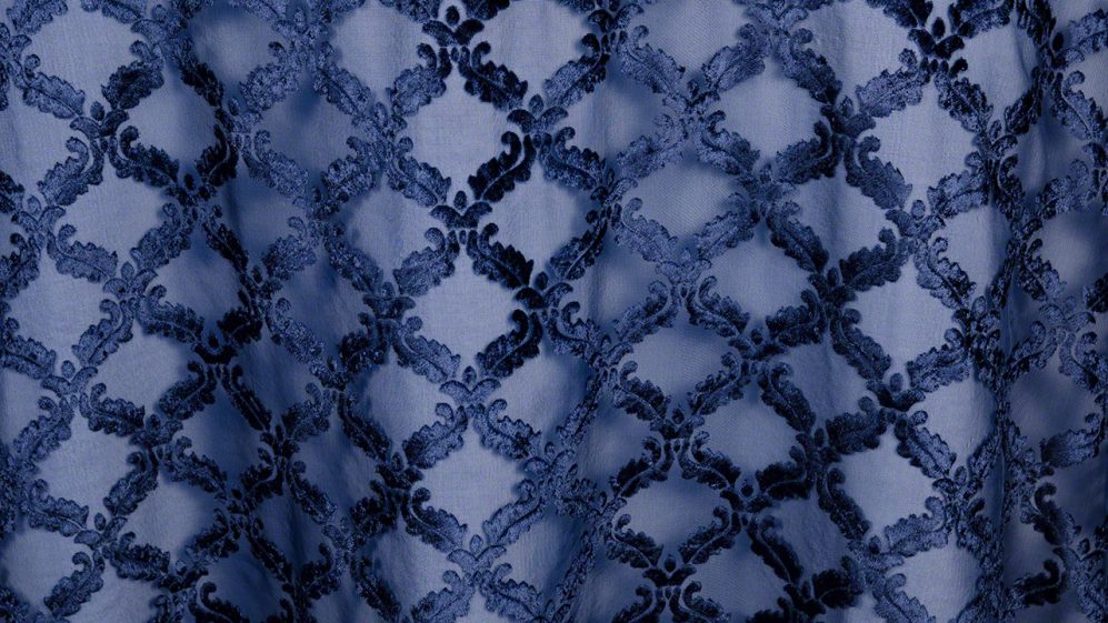 Navy Diva Burnout Sheer