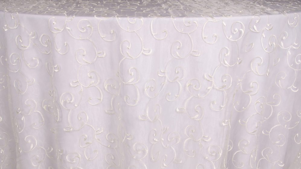 Ivory Embroidered Sheer - Image 3