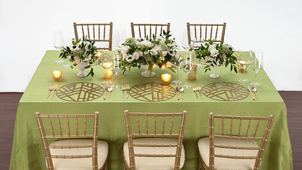 Gold Edge Metal Placemat - Image 5