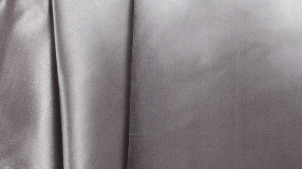 Silver Satin Pillowcase Chair Cover