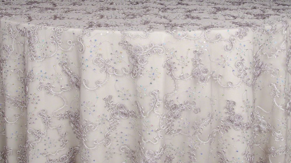 Silver Sequins Sheer - Image 3