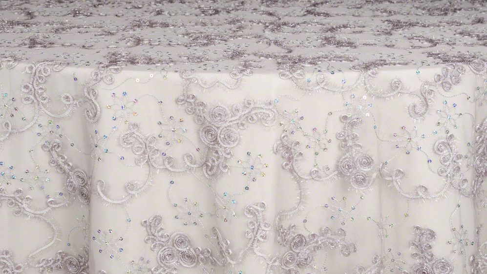 Silver Sequins Sheer - Image 2