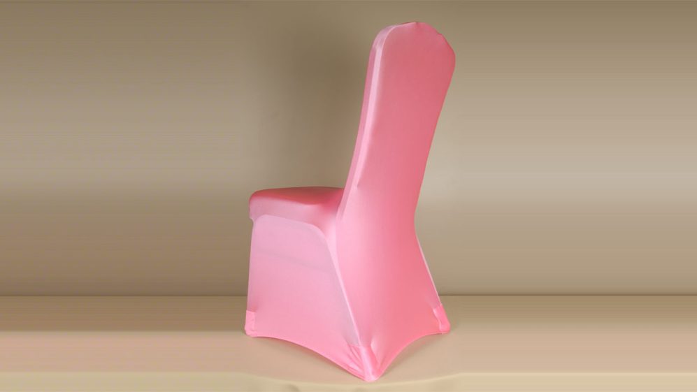 Bubblegum Pink Spandex Chair Cover