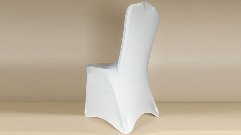 White Spandex Chair Cover