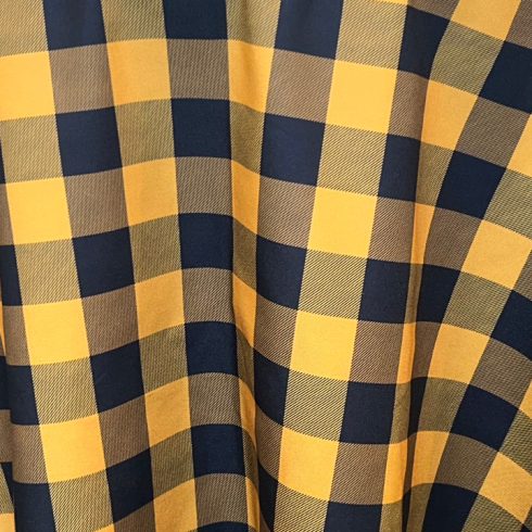Rent our Aztec Buffalo Check Table linen, table runners and napkins