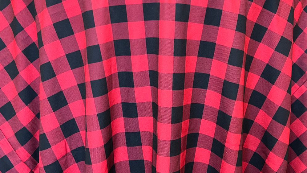 Red Buffalo Check Table linen and runner rental